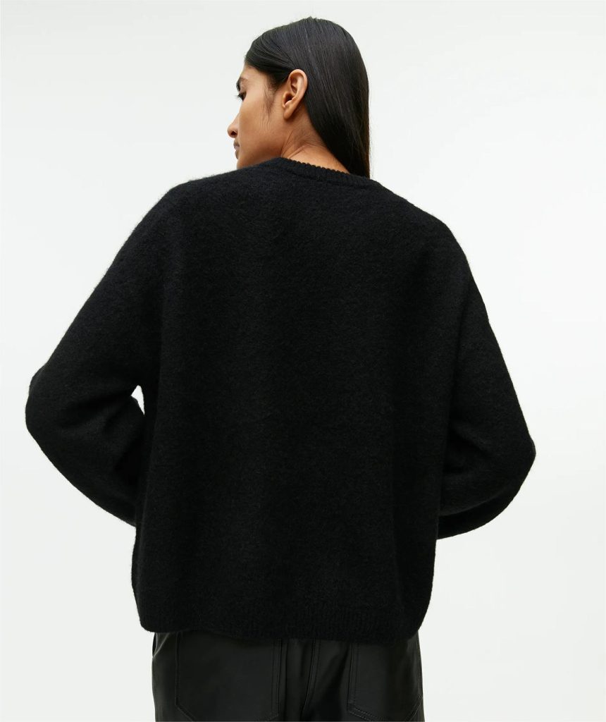 Soft Gray Cashmere Pullover - Loose Fit Autumn Winter Sweater - Image 8