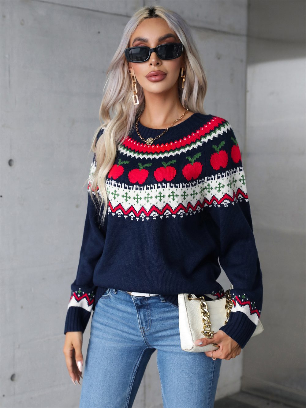 Christmas Tree Pullover Sweater - Festive Winter Style - Image 6