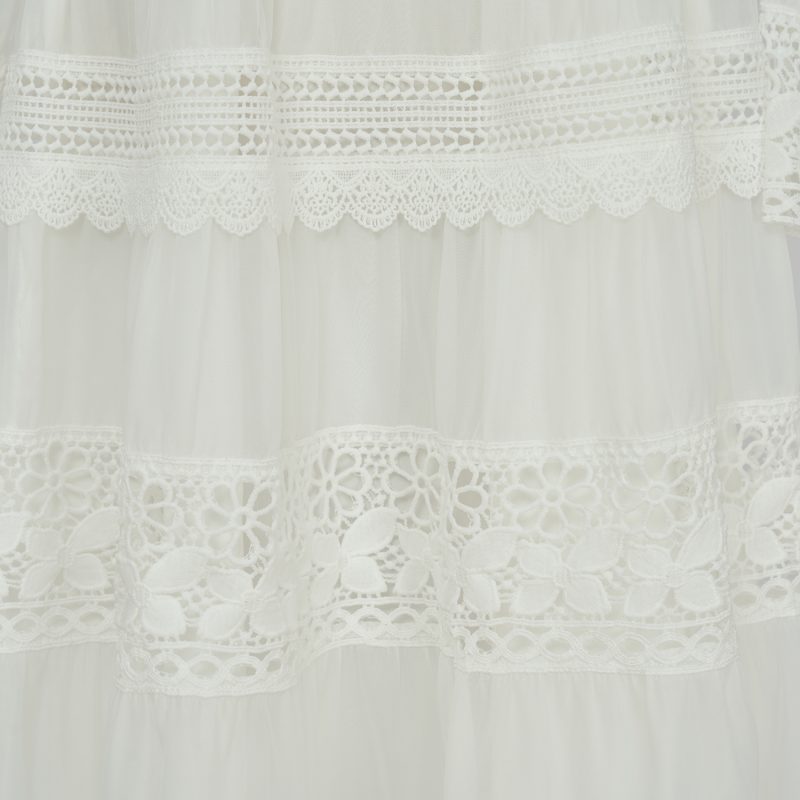 Lace Stitching Hollow Large Swing Suit - Fashionable Design - Image 7