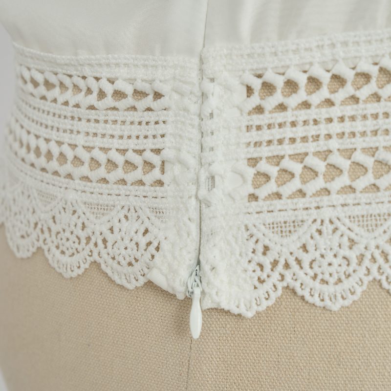 Lace Stitching Hollow Large Swing Suit - Fashionable Design - Image 10