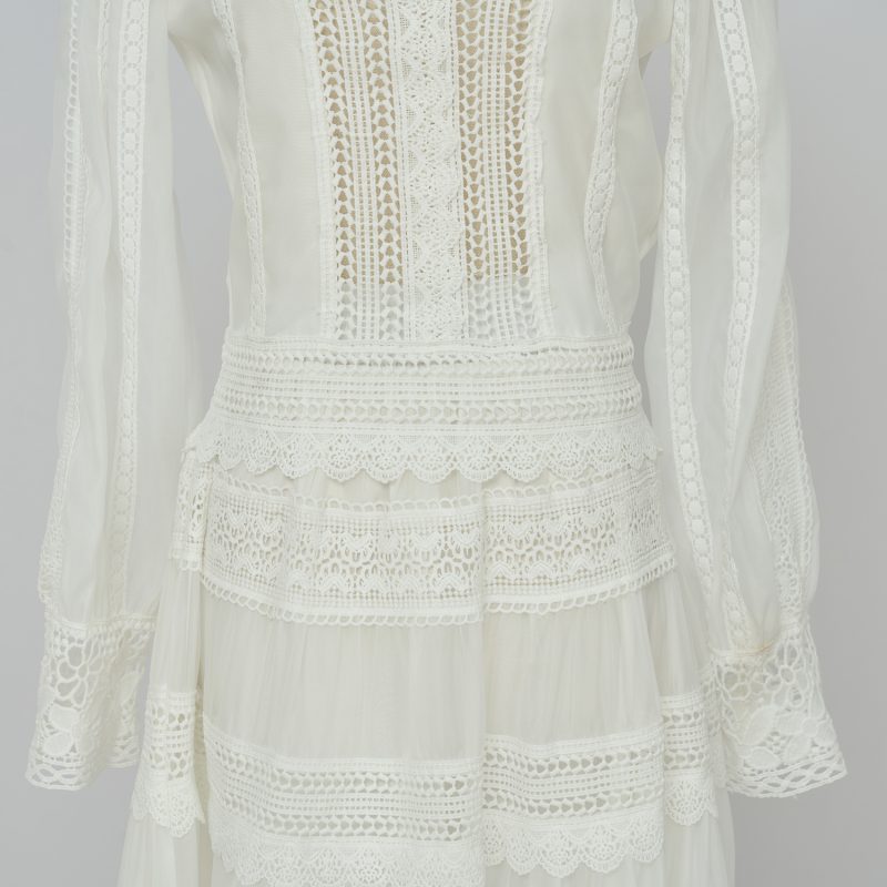Lace Stitching Hollow Large Swing Suit - Fashionable Design - Image 11
