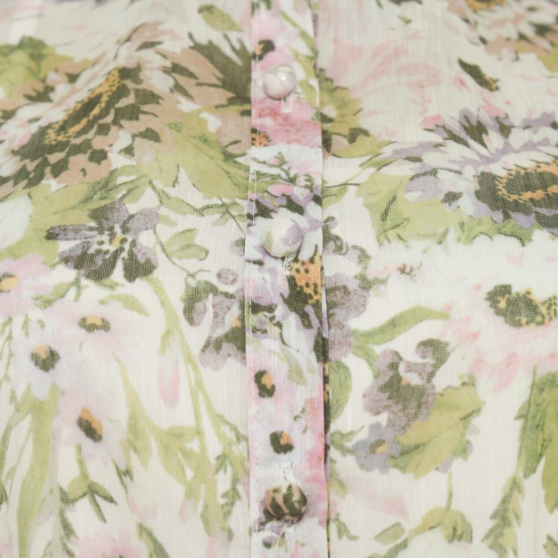Colorful Floral Slip Skirt Suit - Western & Sweet Lady Style - Image 5