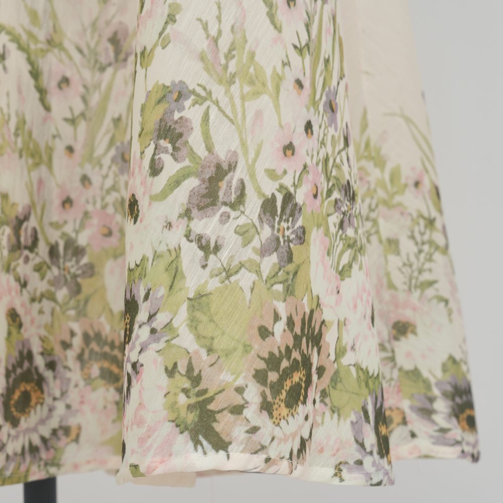 Colorful Floral Slip Skirt Suit - Western & Sweet Lady Style - Image 10