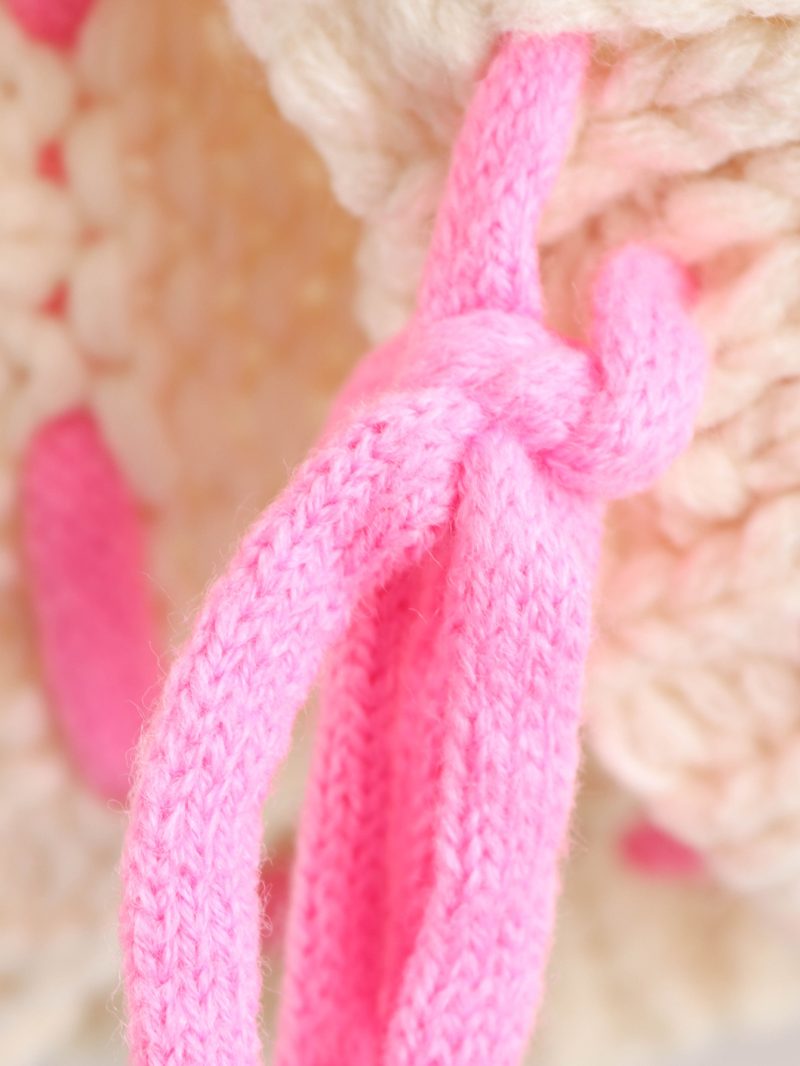 Drawstring Thick Needle Sweater - Long Sleeve Autumn Top - Image 12