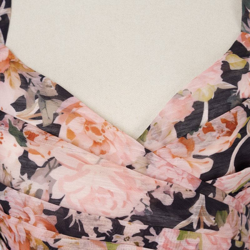 Bow Strap Sleeveless Sling Midi Dress - Image 4