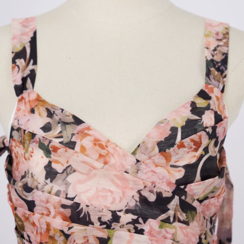 Bow Strap Sleeveless Sling Midi Dress - Image 5