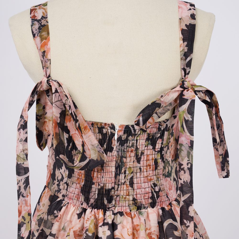 Bow Strap Sleeveless Sling Midi Dress - Image 12