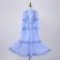 Stand Collar Splicing Lace Long Sleeve Dress - Spring & Autumn