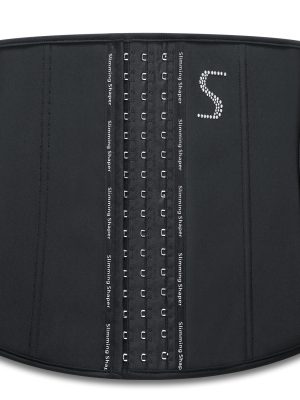 Letter Graphic Swarovski Diamond Waistband Shapewear