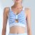 Light Blue Stripe Bra