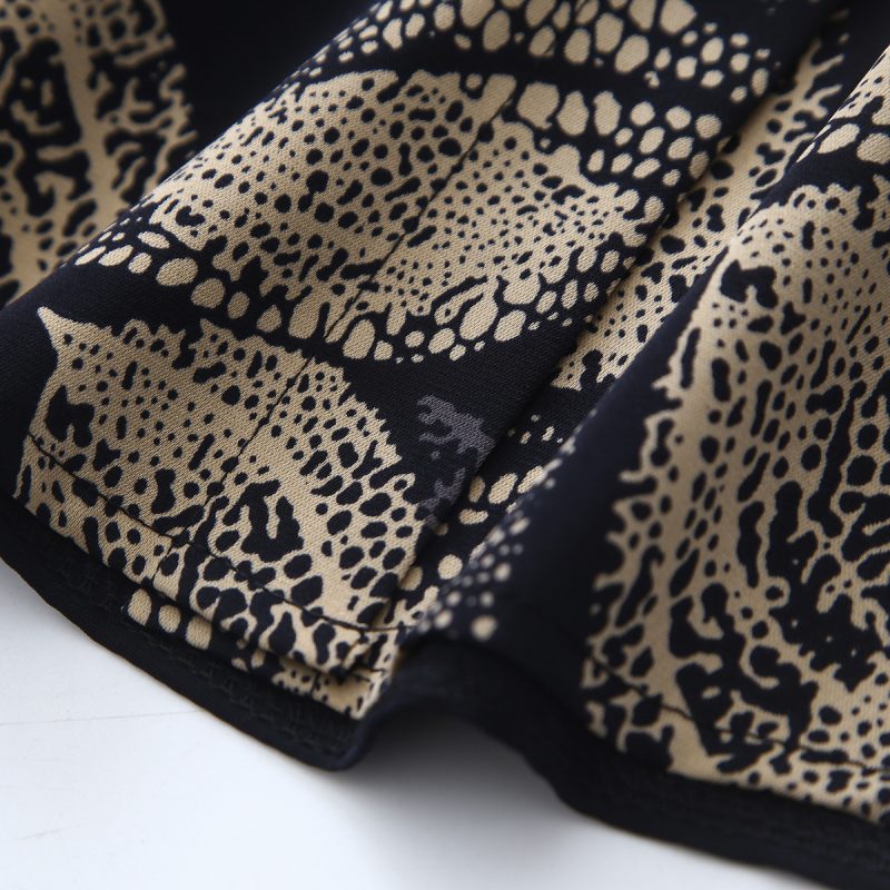 Women's Floral Loose Fit Shirt - Collared, Long Sleeves - Image 5