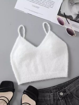 Custom Sleeveless Camisole Knit Top for Women – Summer Style