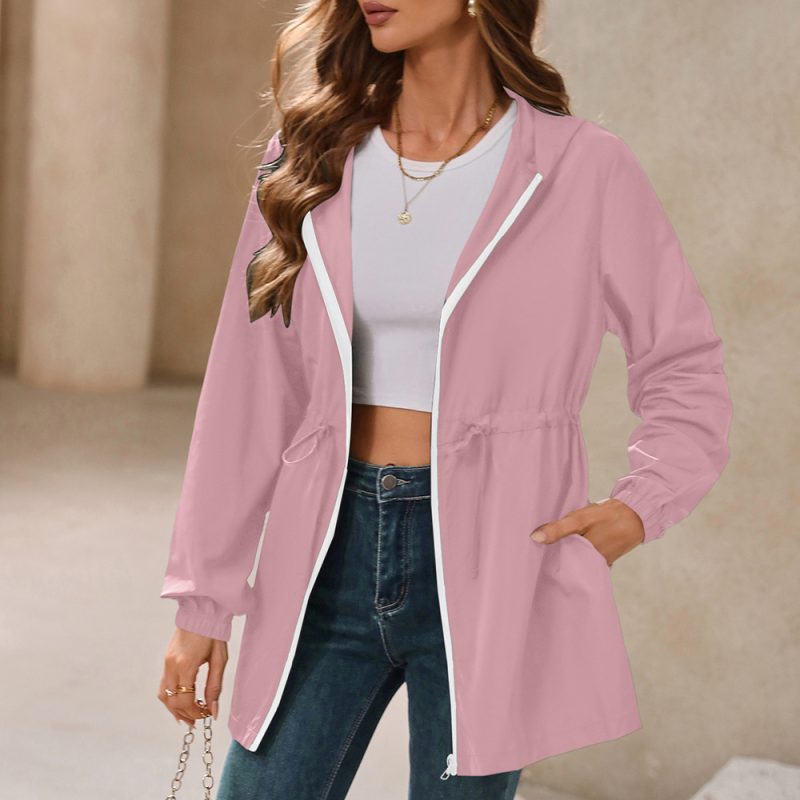 Women’s Hooded Waterproof Outdoor Raincoat for Sports