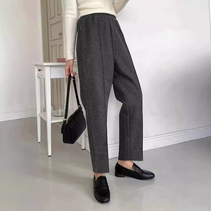 High-Waist Sweatpants for Women - Straight Leg, Ankle Banded Sports Pants - Image 2