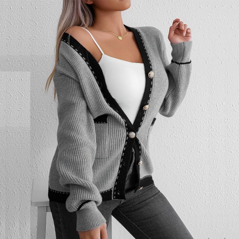 Casual Knitted Cardigan - Long Sleeve Autumn Winter Coat