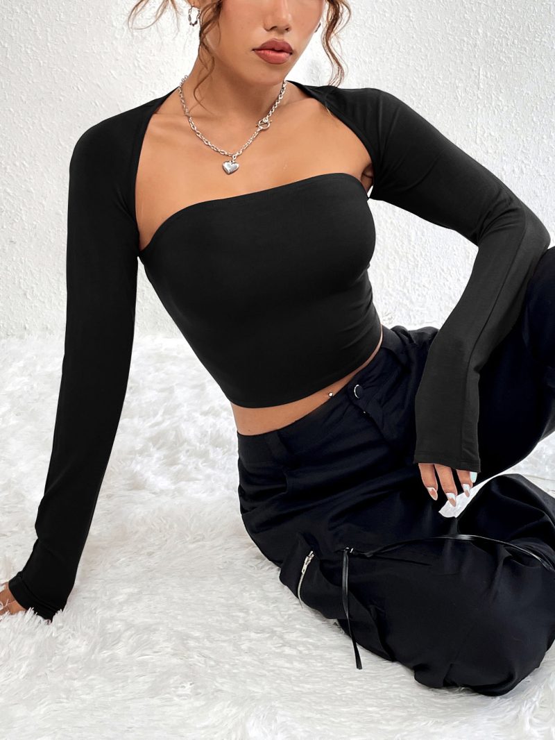 Graceful Long Sleeve Yoga Top for Autumn/Winter - Image 3