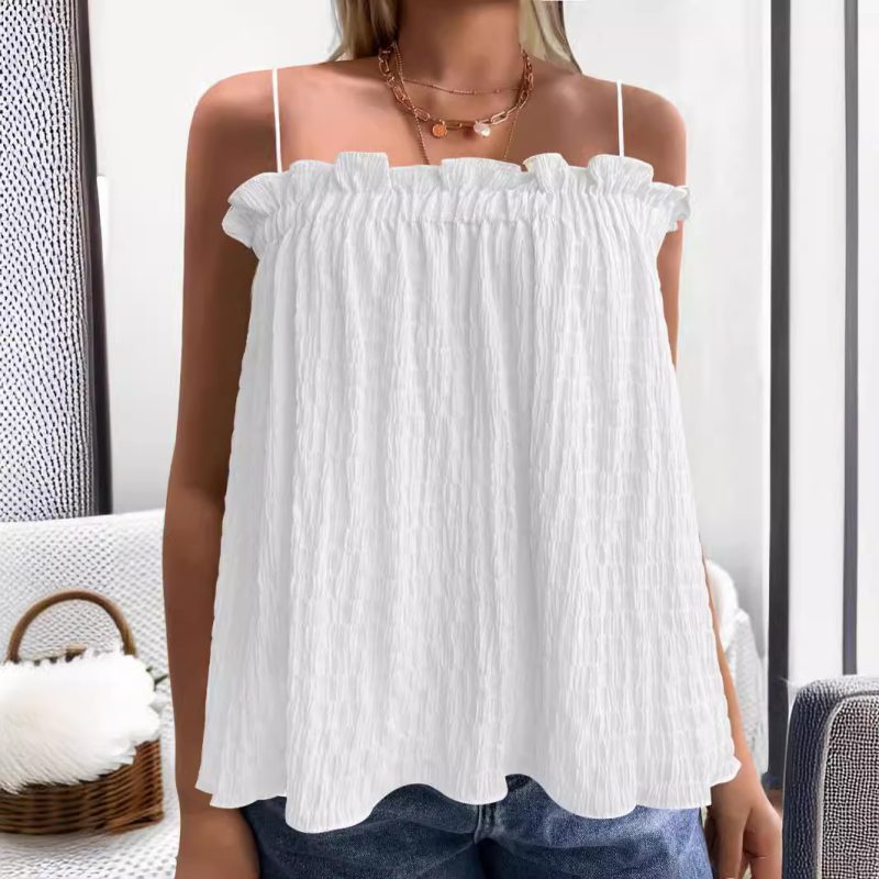 Women's Casual Solid Top - Versatile Everyday Wear - Image 2