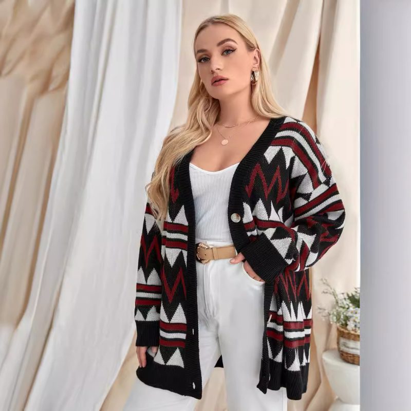 Long Knitted Cardigan Coat - Autumn/Winter Intellectual Style