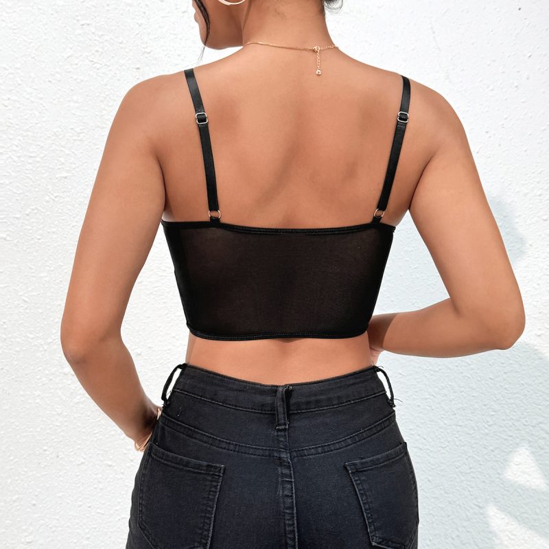 Backless Lace Corset Top with Boning for Women - Street Fashion - Image 4