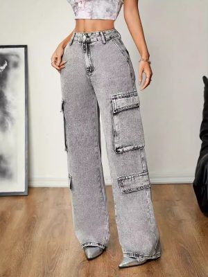 Summer High-Waist Straight Jeans – Slimming & Loose Fit