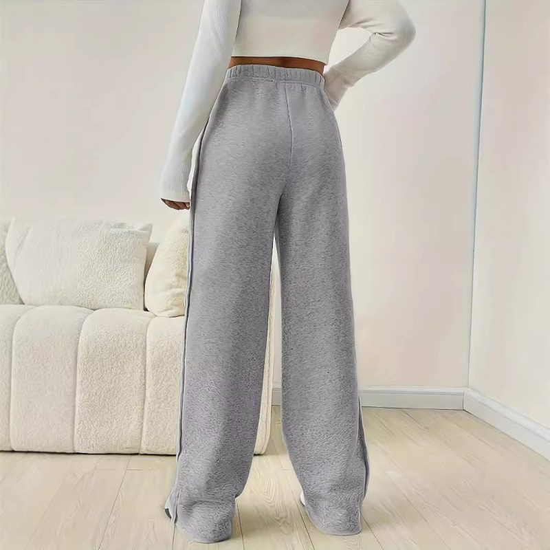 Autumn High-Top Sports Sweatpants - Loose Straight Fit, Casual & Outdoor - Image 3