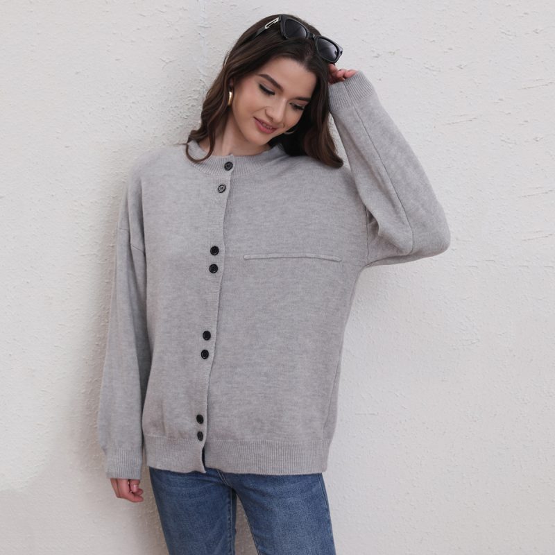 Knitted Woolen Cardigan - Autumn/Winter Casual Sweater - Image 4