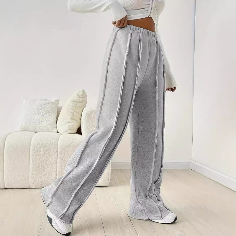 Autumn High-Top Sports Sweatpants - Loose Straight Fit, Casual & Outdoor - Image 4