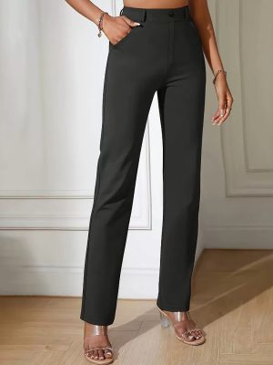 Popular ankle-length cigarette pants