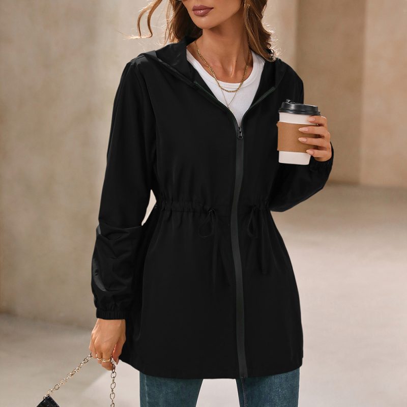 Women’s Hooded Waterproof Outdoor Raincoat for Sports - Image 2