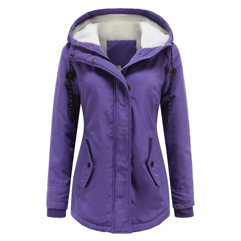 Clothes Plus Size Thick Warm Padded Coats Women - Image 8