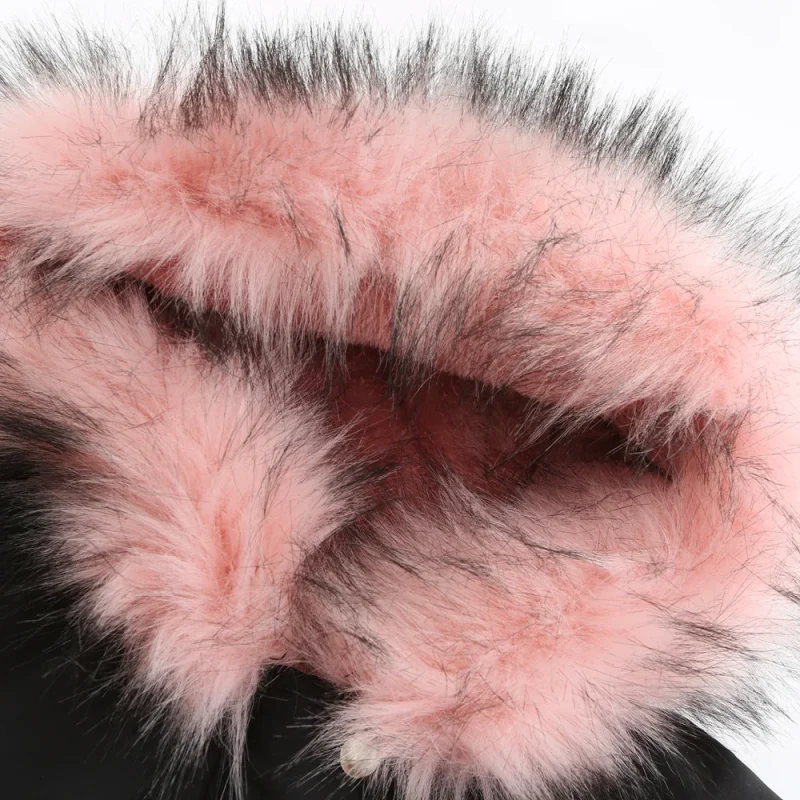 Fur Jacket Thick Warm Plus Velvet Outwear 2021 Parkas Female Padded Coats - Image 18