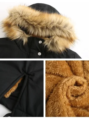 Winter Outwear Thick Warm Parkas 2024 Women’s Coat Faux Fur