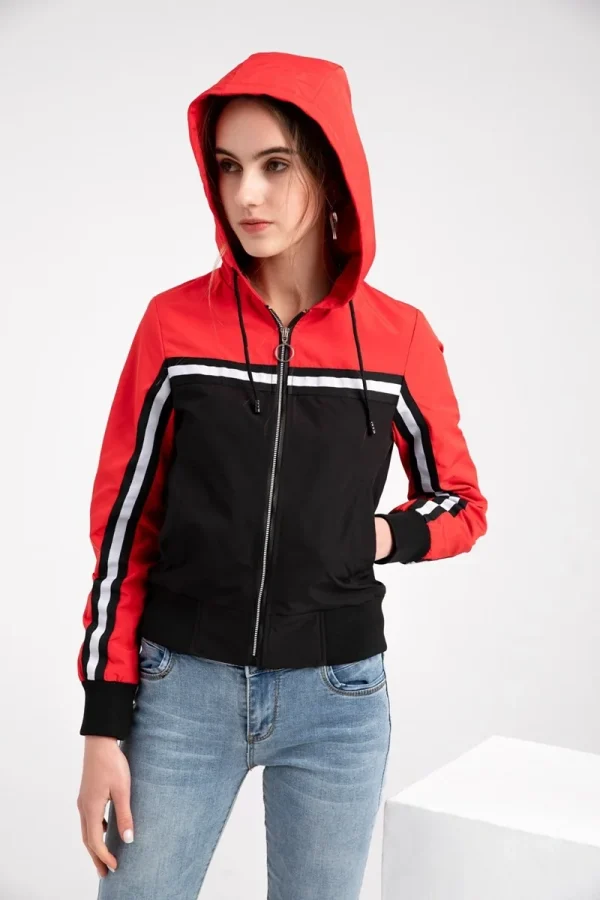 Windbreaker Jacket Women Hooded Waterproof Outdoor - Image 9