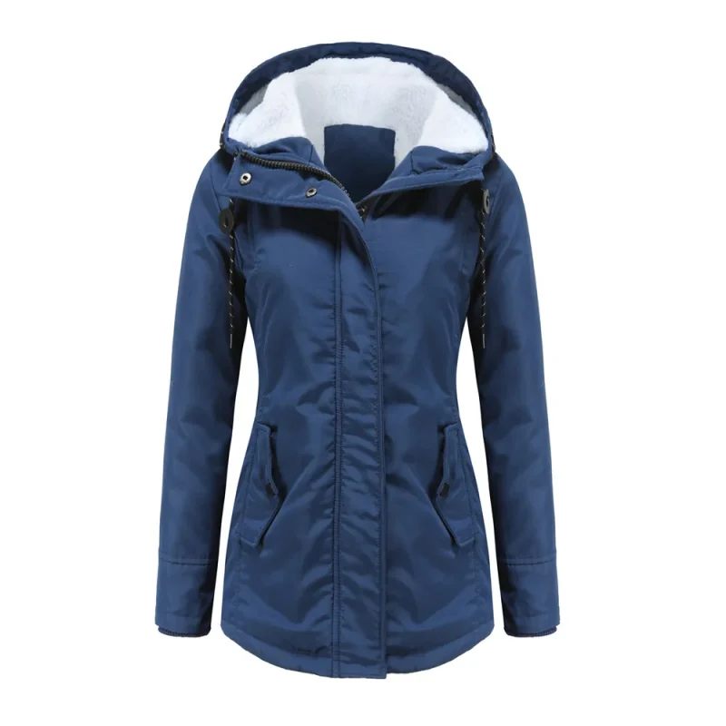 Clothes Plus Size Thick Warm Padded Coats Women - Image 7