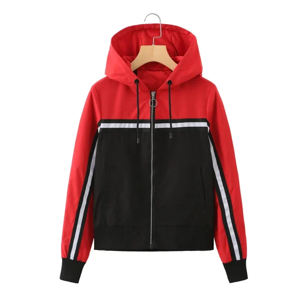 Windbreaker Jacket Women Hooded Waterproof Outdoor - Image 3