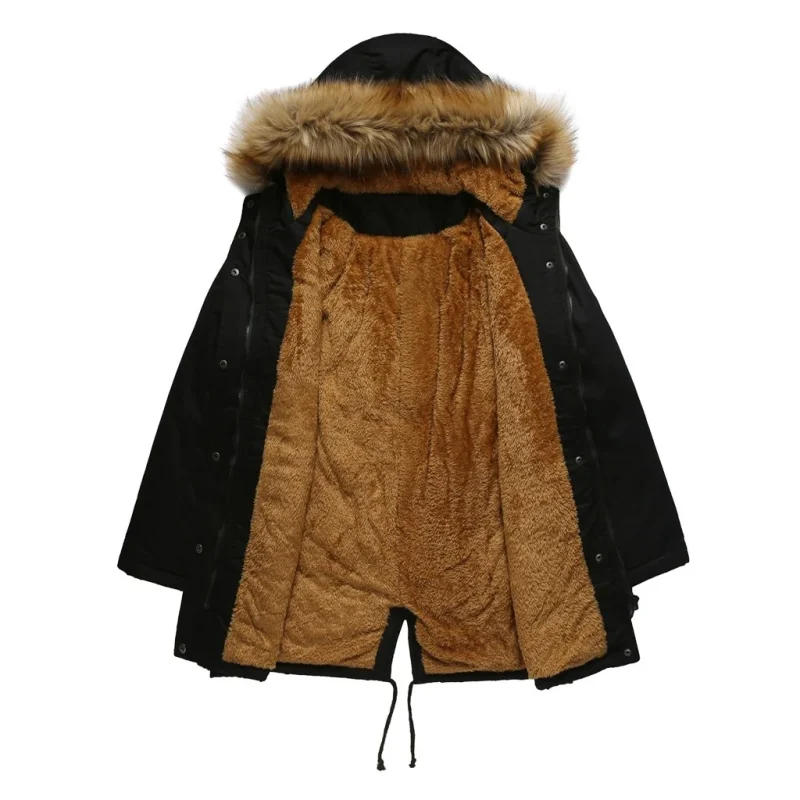 Winter Outwear Thick Warm Parkas 2024 Women's Coat Faux Fur - Image 4