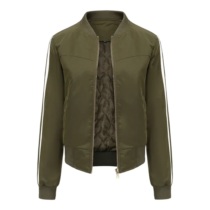 Coats Female Casual Harajuku Baseball Jackets Long Sleeve Outwear - Image 2
