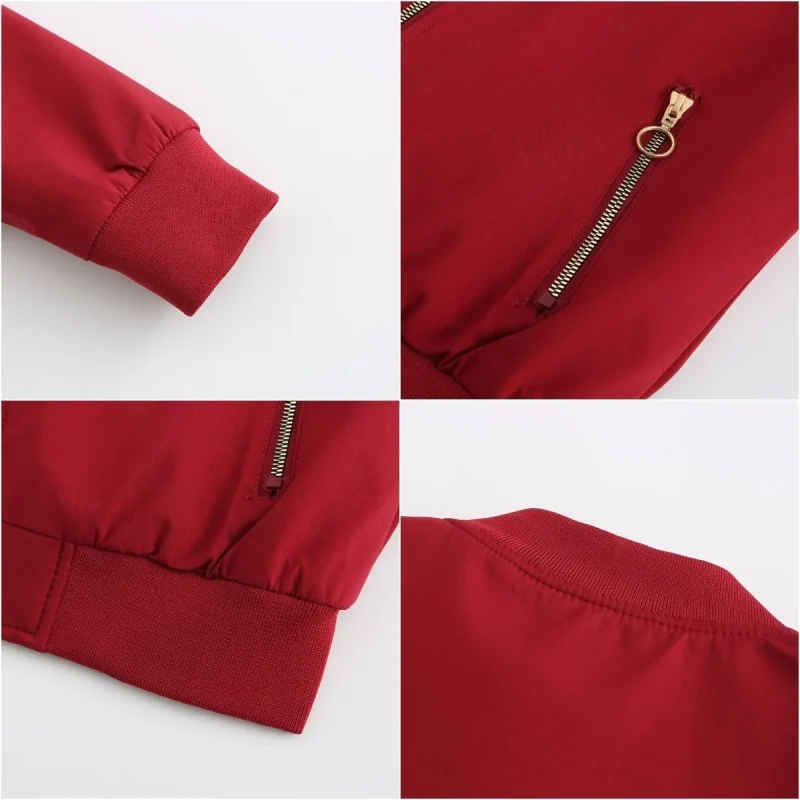 Women's Jackets 2023 Spring Autumn Clothes Casual Baseball Coat - Image 16