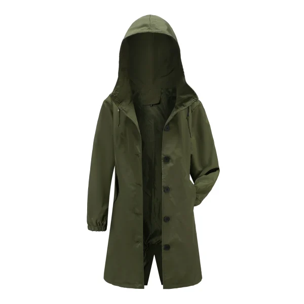 Winter Clothes Solid Color Hooded Waterproof Jacket Women - Image 16