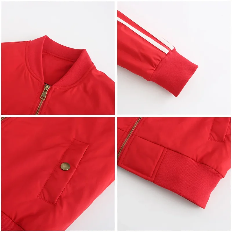 Coats Female Casual Harajuku Baseball Jackets Long Sleeve Outwear - Image 9