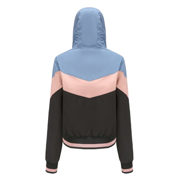 Women's Thin Windbreaker Jacket Spring Autumn Hooded - Image 3