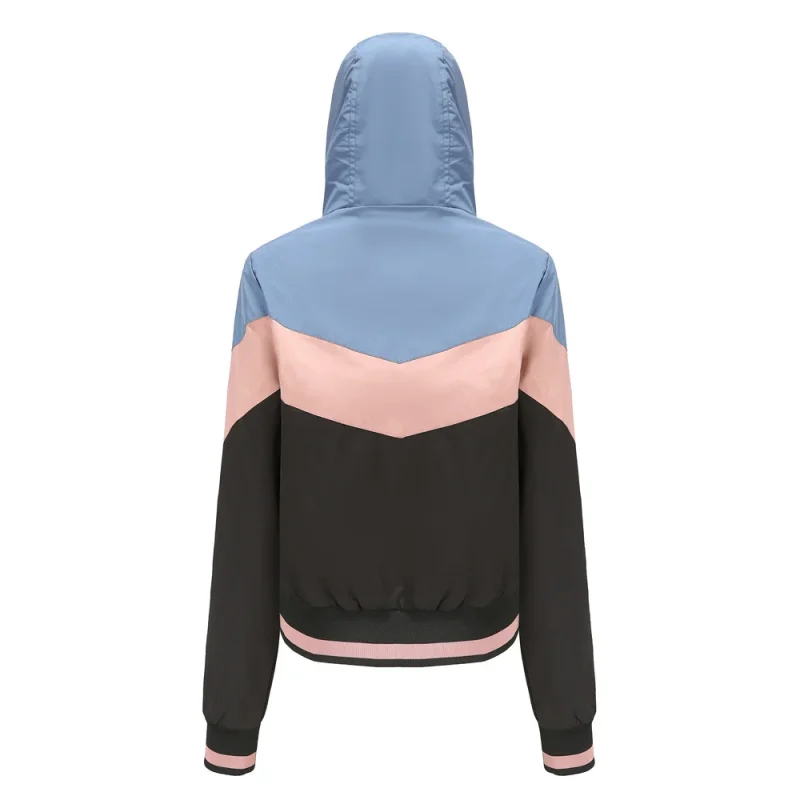Women's Thin Windbreaker Jacket Spring Autumn Hooded - Image 3