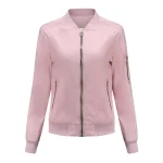 Women's Jackets 2023 Spring Autumn Clothes Casual Baseball Coat - Image 2