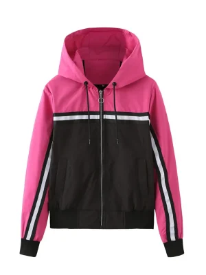 Windbreaker Jacket Women Hooded Waterproof Outdoor