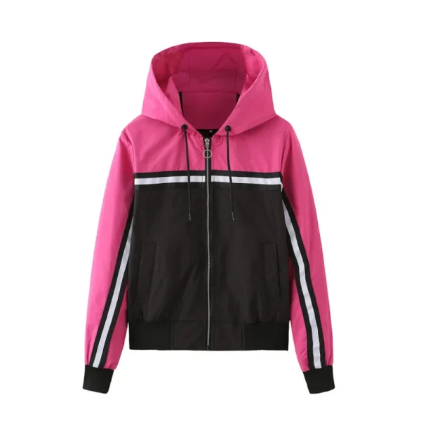 Windbreaker Jacket Women Hooded Waterproof Outdoor