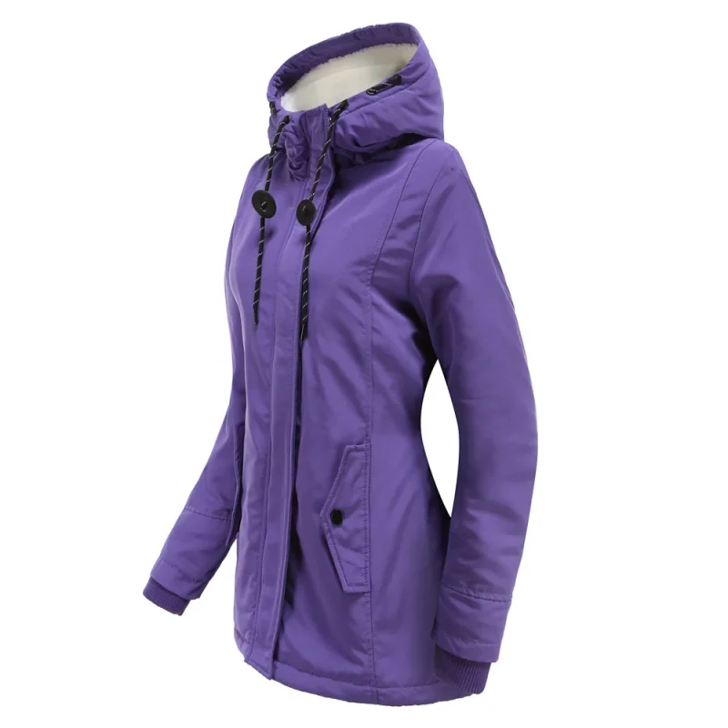 Clothes Plus Size Thick Warm Padded Coats Women - Image 9