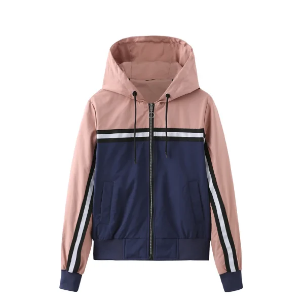 Windbreaker Jacket Women Hooded Waterproof Outdoor - Image 4