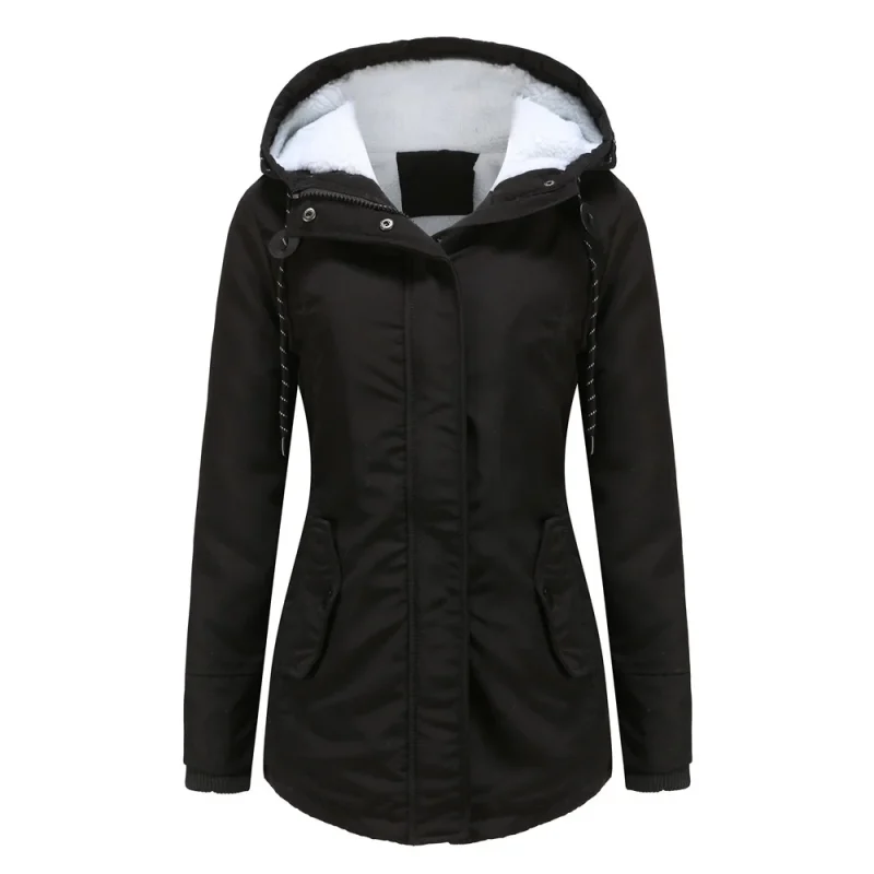 Clothes Plus Size Thick Warm Padded Coats Women