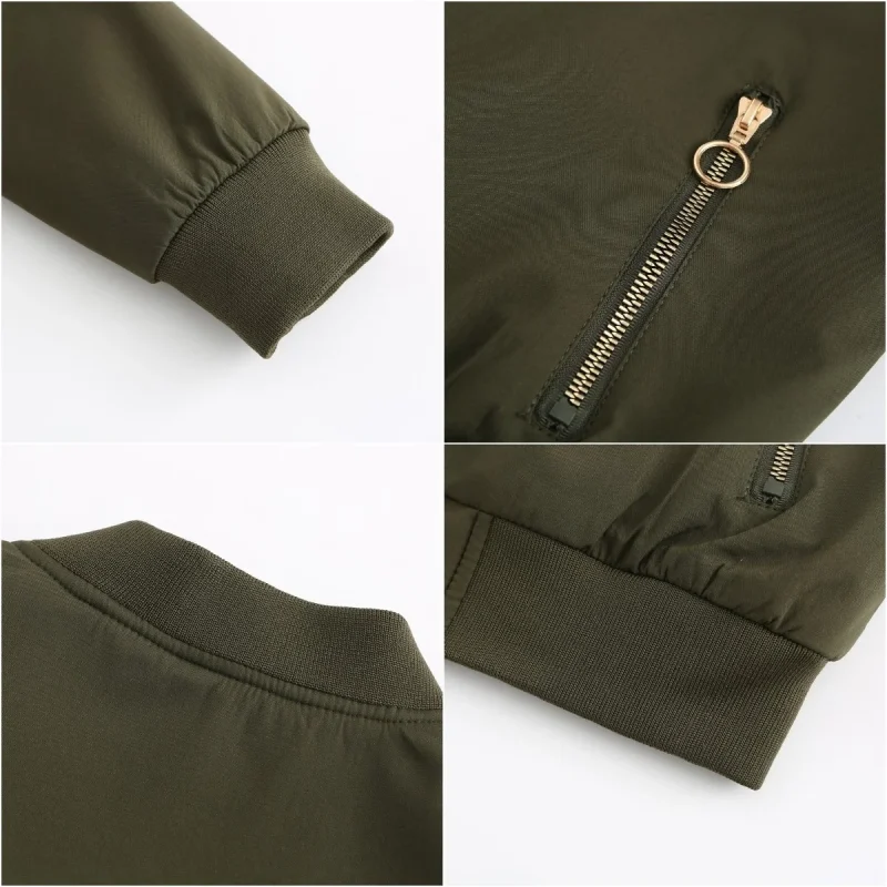 Women's Jackets 2023 Spring Autumn Clothes Casual Baseball Coat - Image 17
