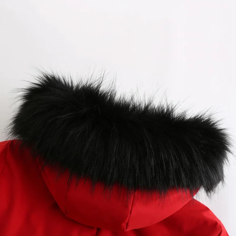 Fur Jacket Thick Warm Plus Velvet Outwear 2021 Parkas Female Padded Coats - Image 16